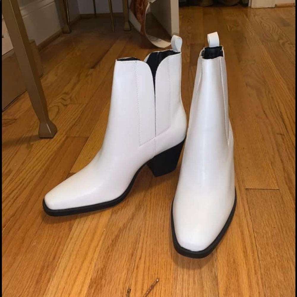 White booties